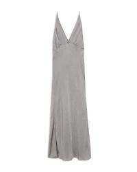 Vesper Crushed Satin Midi Dress