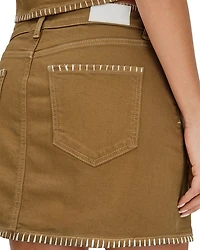 Laurel Contrast Stitch Mini Skirt
