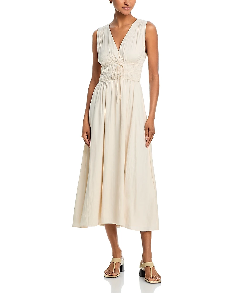 Rails Lilith Tie Front Midi Dress