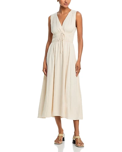 Rails Lilith Tie Front Midi Dress