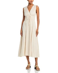 Rails Lilith Tie Front Midi Dress