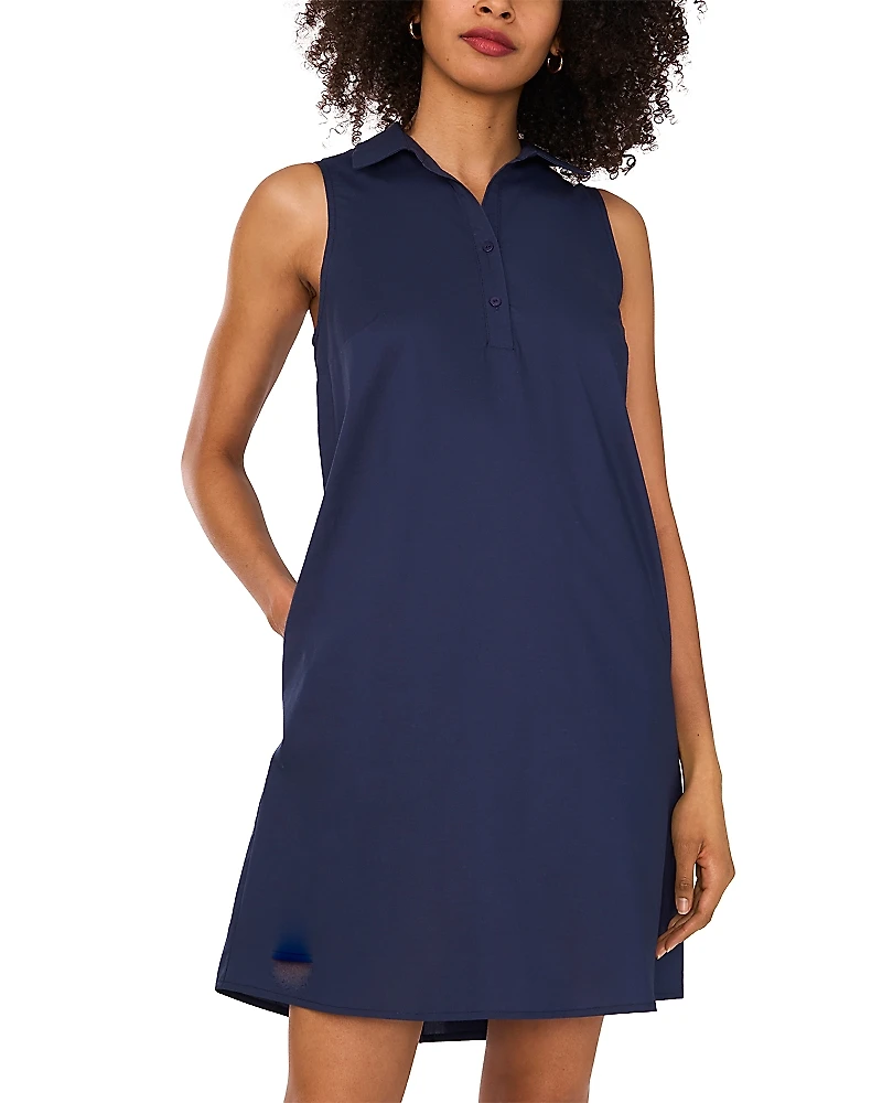 1.state Sleeveless Collared Dress