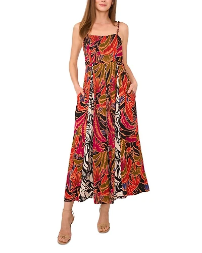 Inverse Pleat Maxi Dress