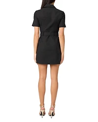 Lydia Short Sleeve Belted Mini Dress