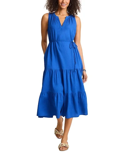 Coastal Tide Sleeveless Sundress