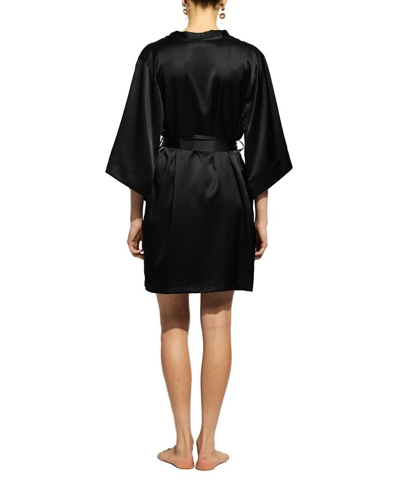 Silk Wrap Gown Robe
