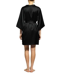 Silk Wrap Gown Robe