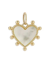 Bloomingdale's Fine Collection Mother Of Pearl Heart Pendant