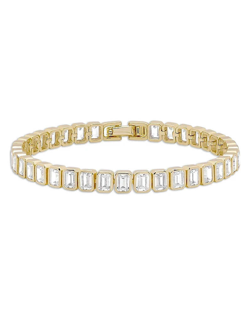 Shashi Emerald Cut Tennis Bracelet