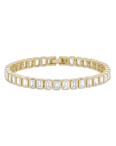 Shashi Emerald Cut Tennis Bracelet