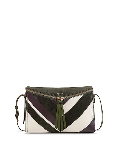 Mcm Diamond Leather Shoulder Bag