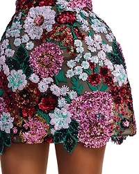Deirdre Sequinned Halter Dress