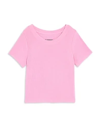 KatieJnyc Girls' Livi Ribbed Tee - Big Kid