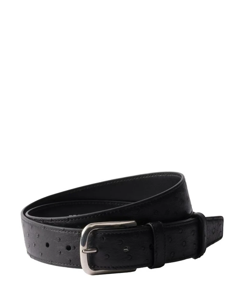 Ostrich Leather Belt