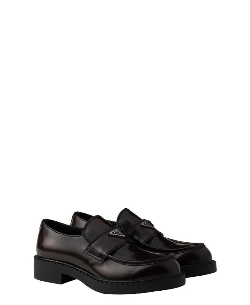 Men's Brushed Leather Loafers