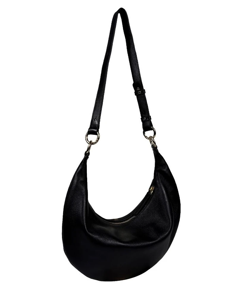 3-in-1 Small Convertible Hobo Crescent Ring Bag