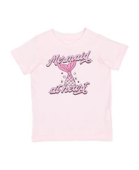 Girls' Mermaid At Heart Short Sleeve T-Shirt - Baby, Little Kid, Big Kid