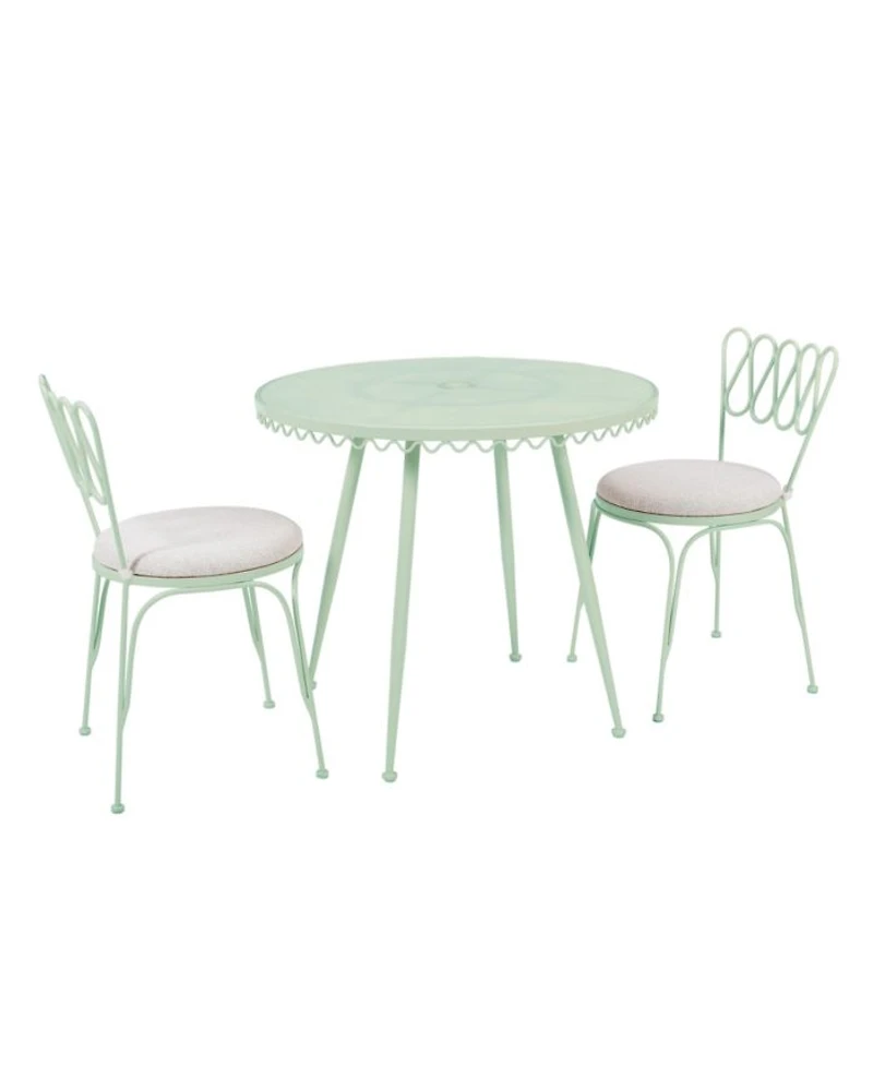 Erica Wrought Iron Outdoor Cafe Table