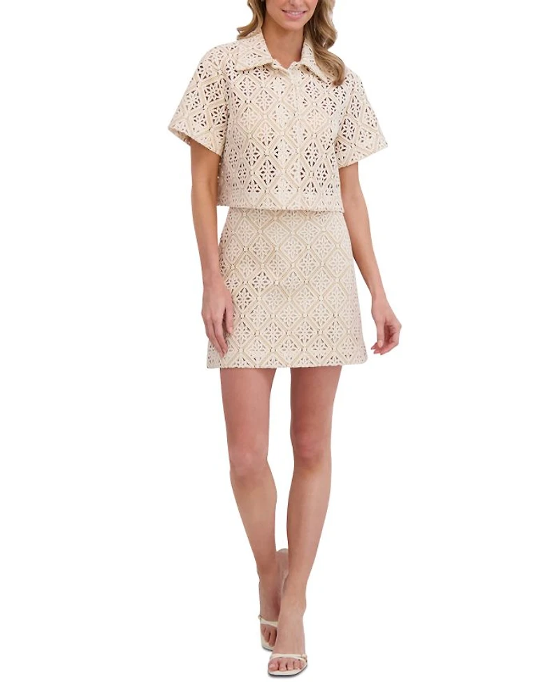 Lace Mini Skirt