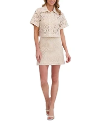 Lace Mini Skirt