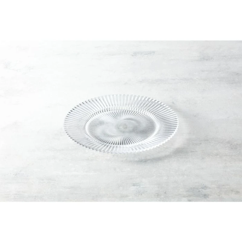 Archie Clear Charger Plate, Set of 4