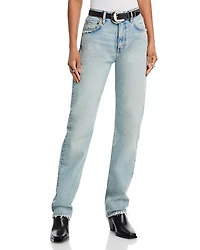 Re/Done The Blondie High Rise Straight Jeans