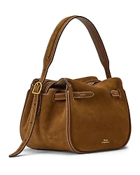 Polo ID Suede Mini Satchel