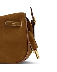 Polo ID Suede Mini Satchel