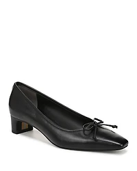 Women's Rinda Leather Kitten Heel Pumps