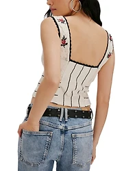 Rosebud Knit Top