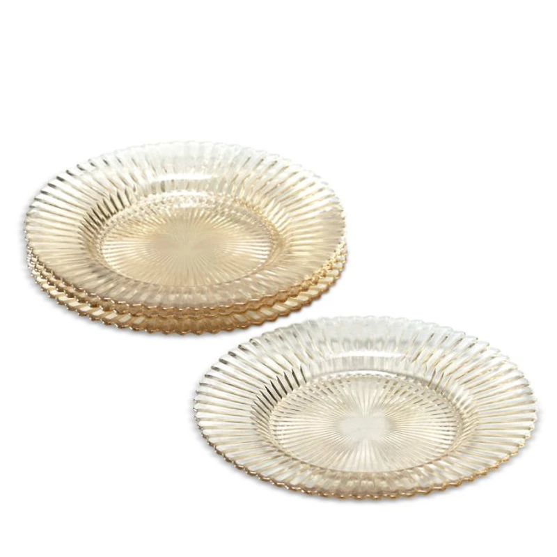 Archie Ginger Gold Salad/Dessert Plate, Set of 4