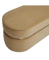 Pomp Honey Velvet Bench