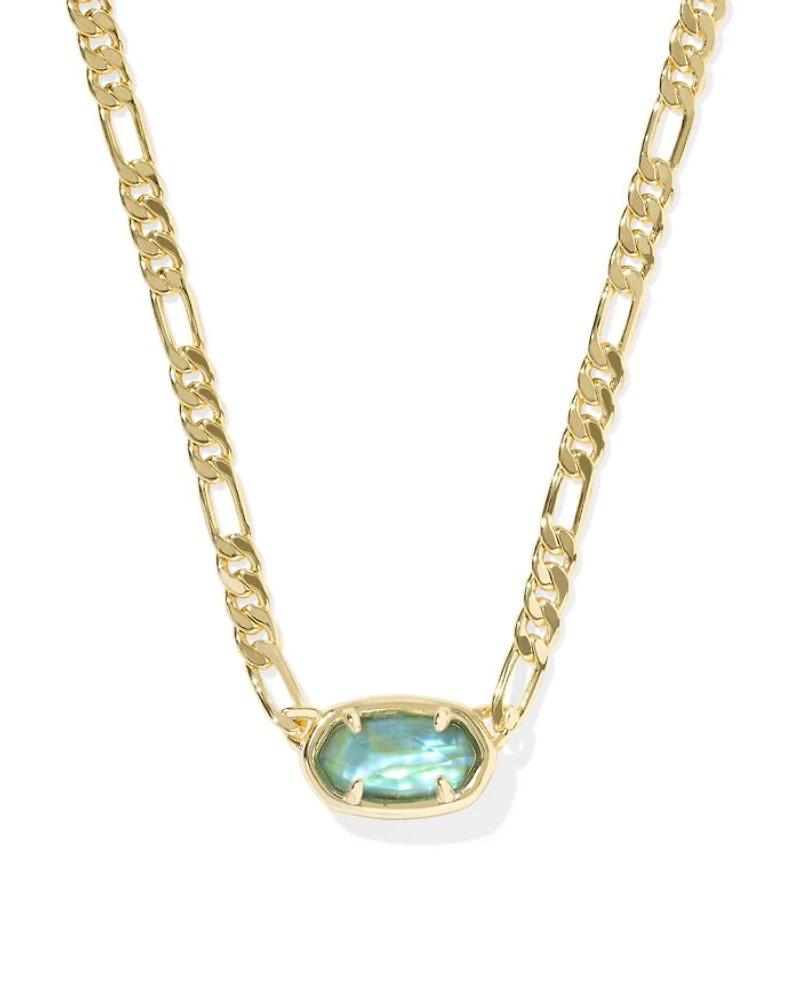 Elisa Figaro Chain Short Pendant Necklace, 16"-19"
