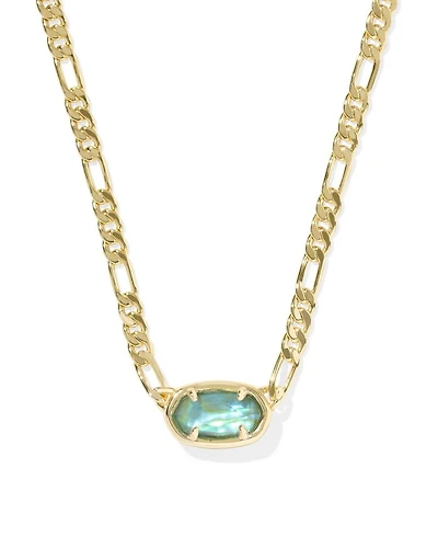Elisa Figaro Chain Short Pendant Necklace, 16"-19"