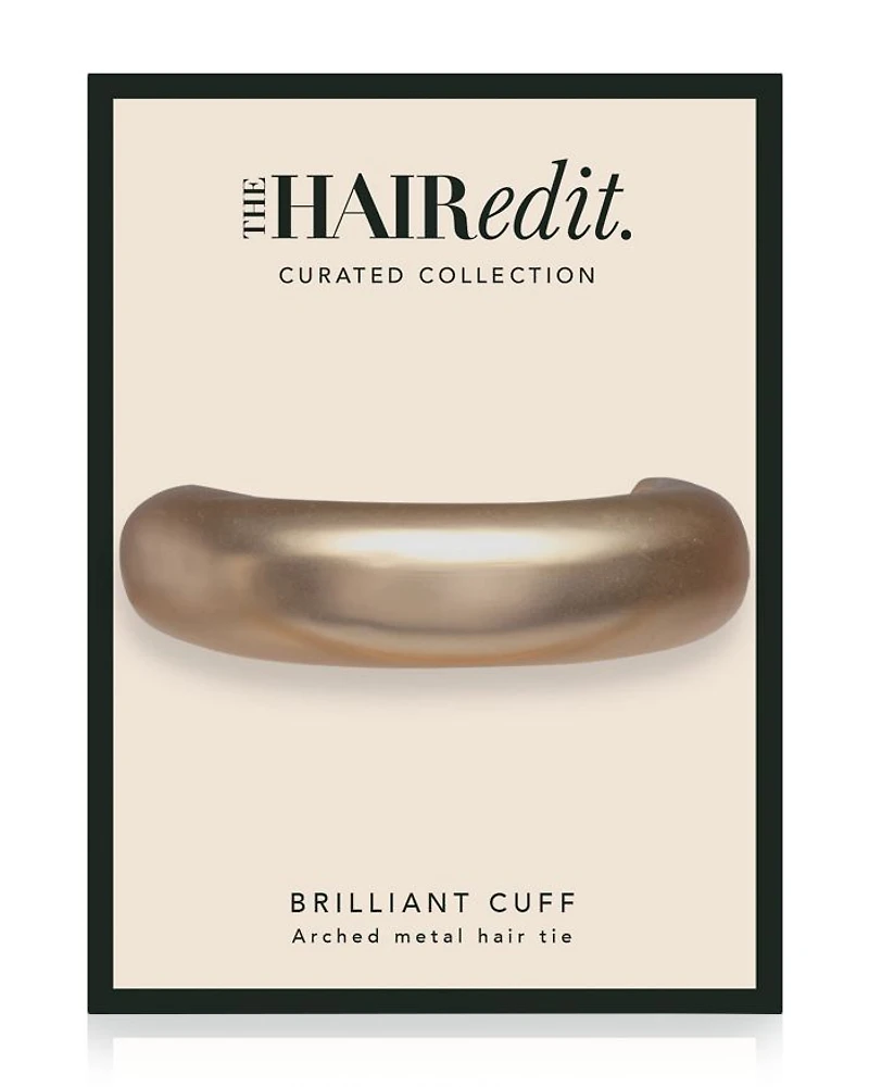 Brilliant Cuff Arched Metal Hair Tie