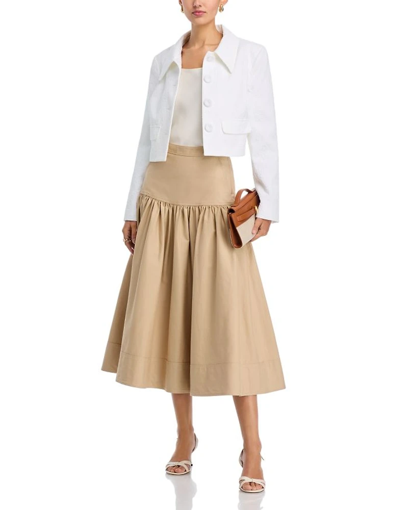 Cropped Collared Jacket