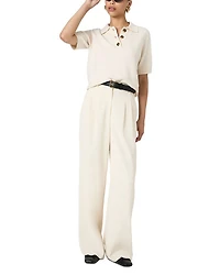 Vhari Short Sleeve Henley Sweater