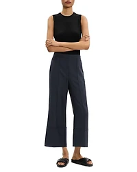 Cuffed Cropped Pants