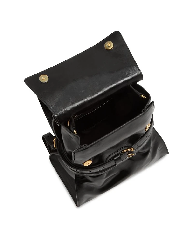 Tie Me Leather Backpack