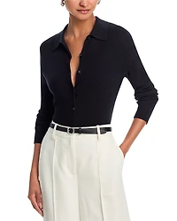 French Connection Cosysoft Button Down Top