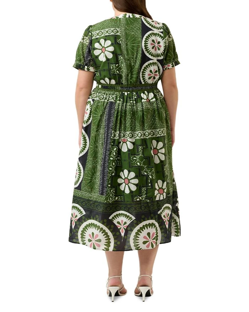 Ethereal Tile Print Dress