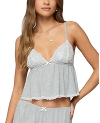 Edikted Diara Lacey Babydoll Tank Top