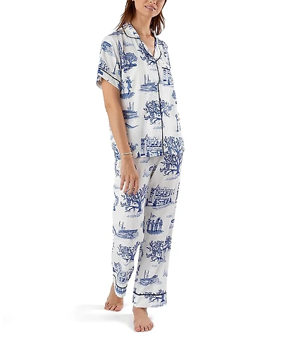 Katie Kime New Orleans Toile Pajama Pants Set