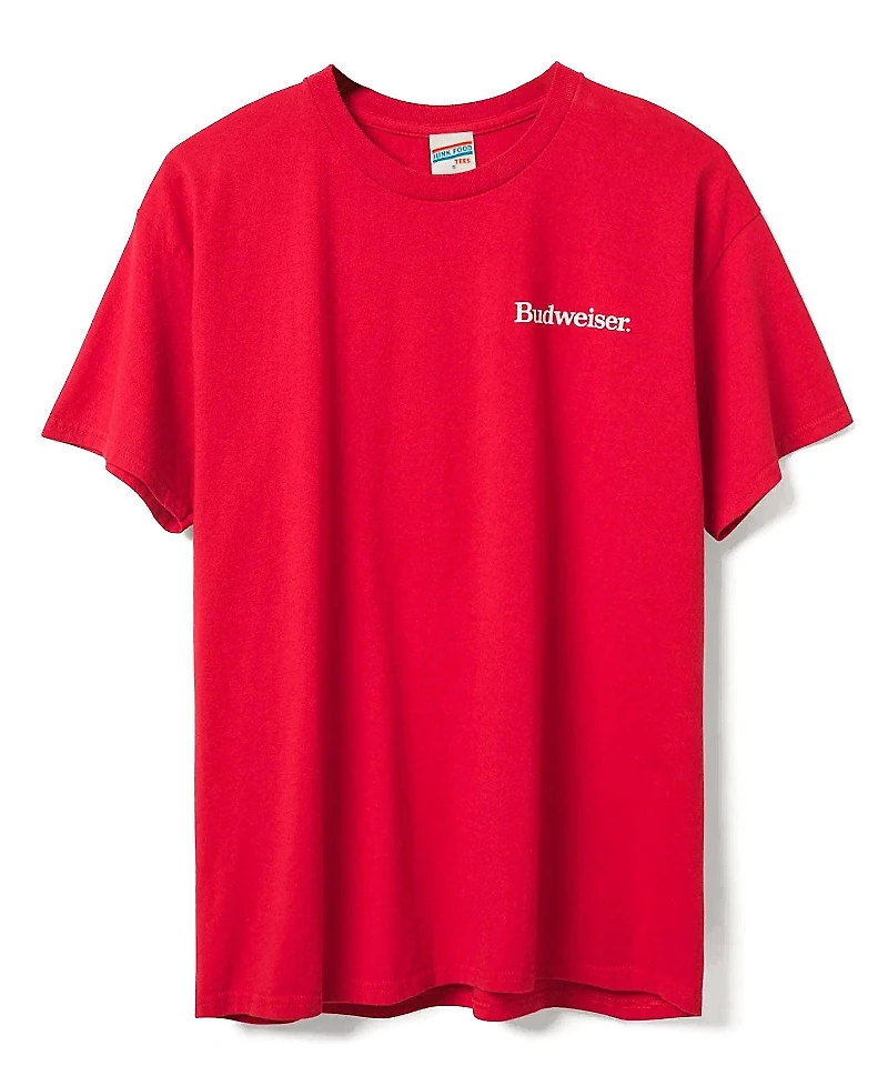 Junk Food Clothing Unisex Budweiser Label Flea Market Tee