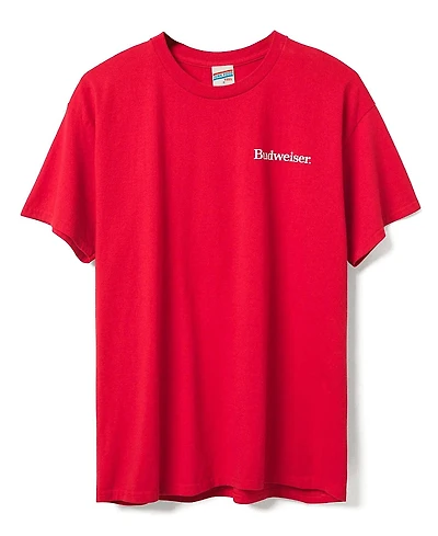 Junk Food Clothing Unisex Budweiser Label Flea Market Tee