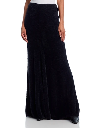 Helmut Lang Grunge Eyelash Maxi Skirt