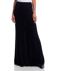 Helmut Lang Grunge Eyelash Maxi Skirt