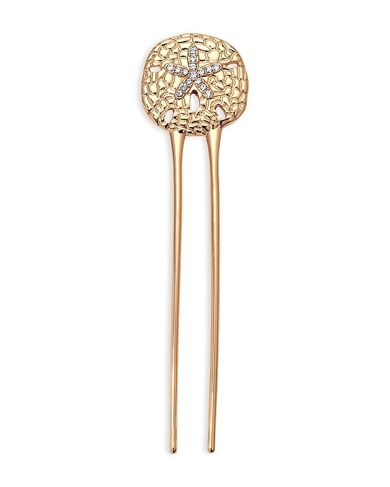 Ettika Crystal Sand Dollar Hair Pin
