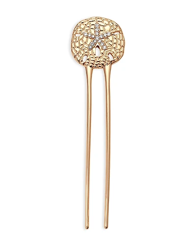 Ettika Crystal Sand Dollar Hair Pin