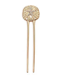 Ettika Crystal Sand Dollar Hair Pin
